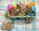 Bring joy and excitement to your Easter festivities with our Wooden Easter Egg Filler Tokens. 