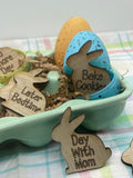 Make a new tradition this Easter with our Wooden Easter Egg Filler Tokens! These unique egg filler tokens are designed to be 'cashed in' on the spot, or in the days and weeks following Easter. 