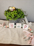 Double Sided Spring-Easter Block Garland Banner