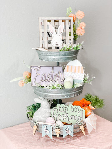 Easter Tiered Tray Set - BLANK